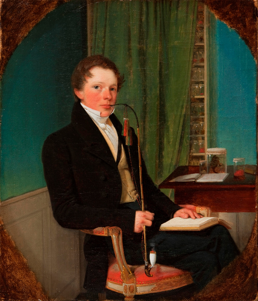 Wilhelm Bendz. Portrait anatomist Henrik Carl Benze