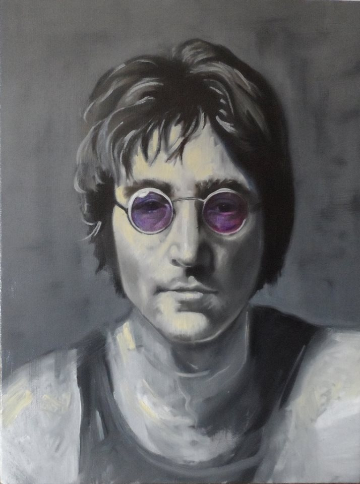 Alexander Giza-Ciobanu. A Portrait Of "John Lennon"