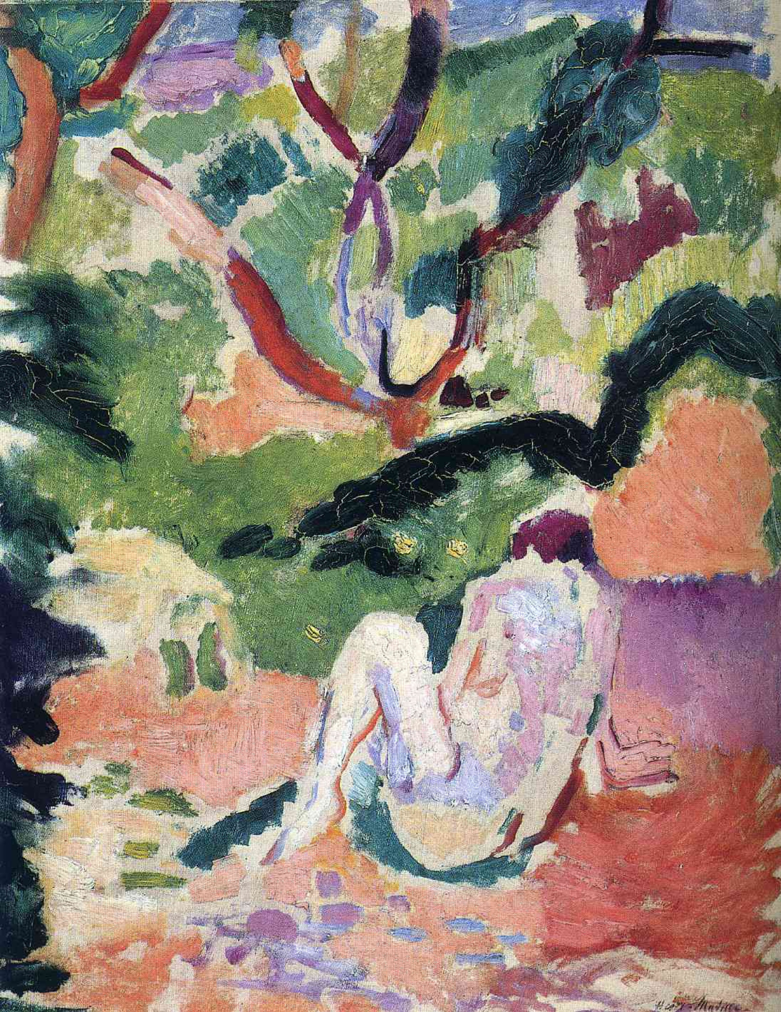 Nude in the woods, 1906, 32×41 cm by Henri Matisse: History, Analysis &  Facts | Arthive