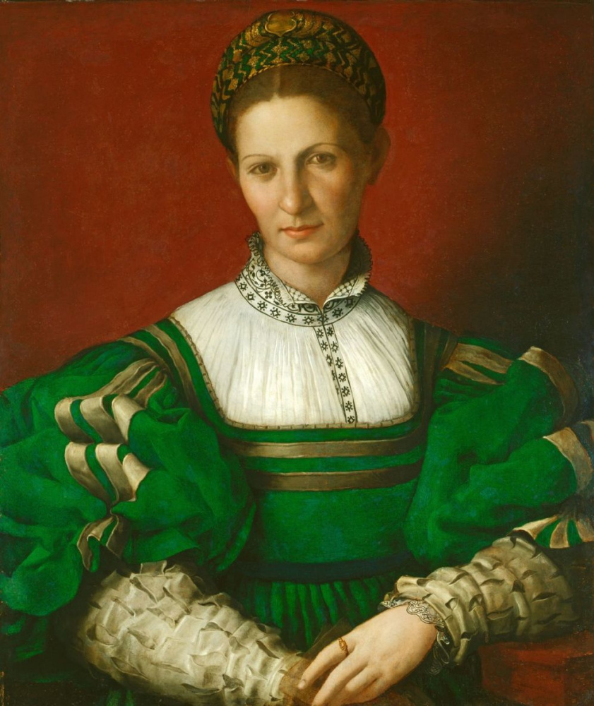 Portrait of a lady in green