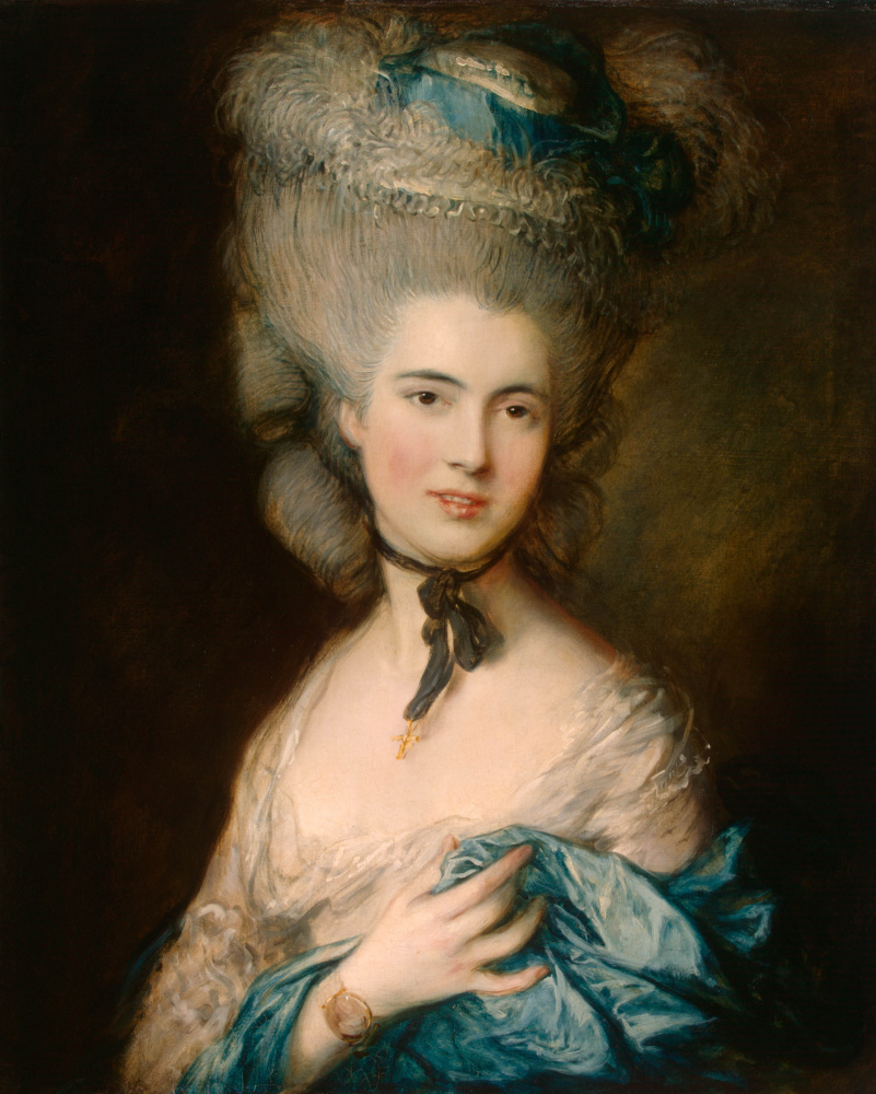 Thomas Gainsborough. Lady in blue