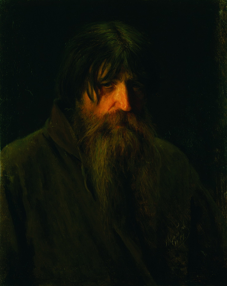 Ivan Nikolayevich Kramskoy. Head of an old peasant