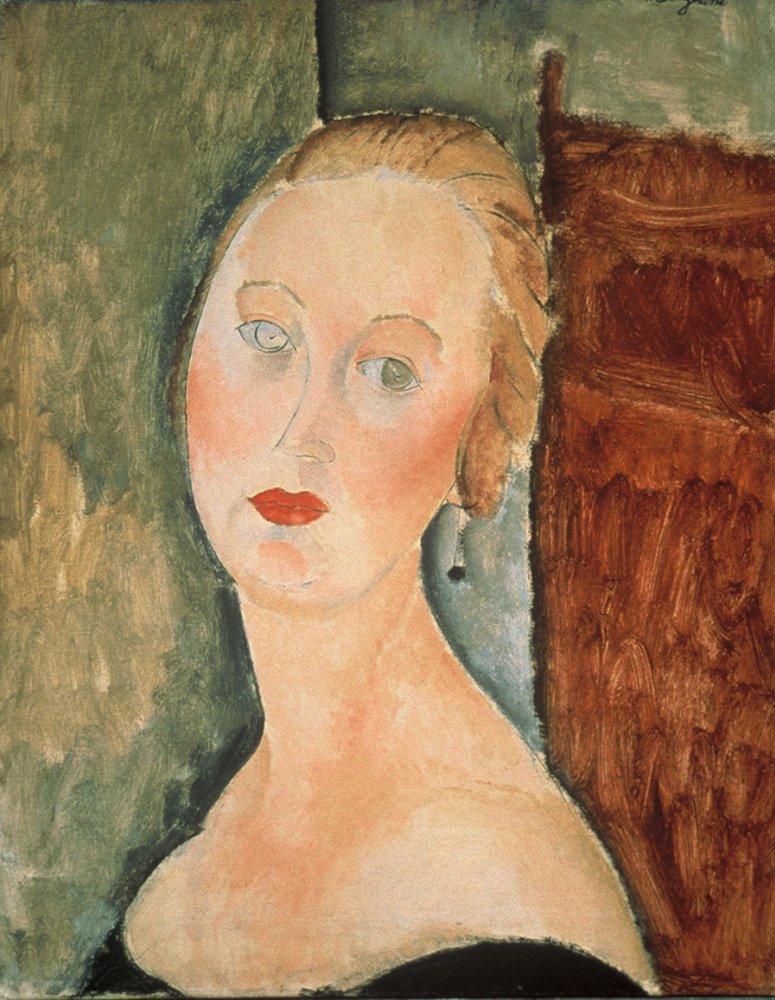 Amedeo Modigliani. Blonde. Portrait Of Germaine Survage Was