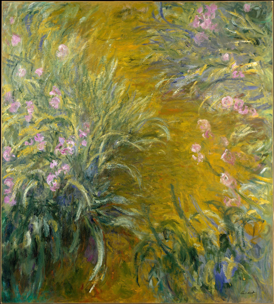 Claude Monet. The path through the irises