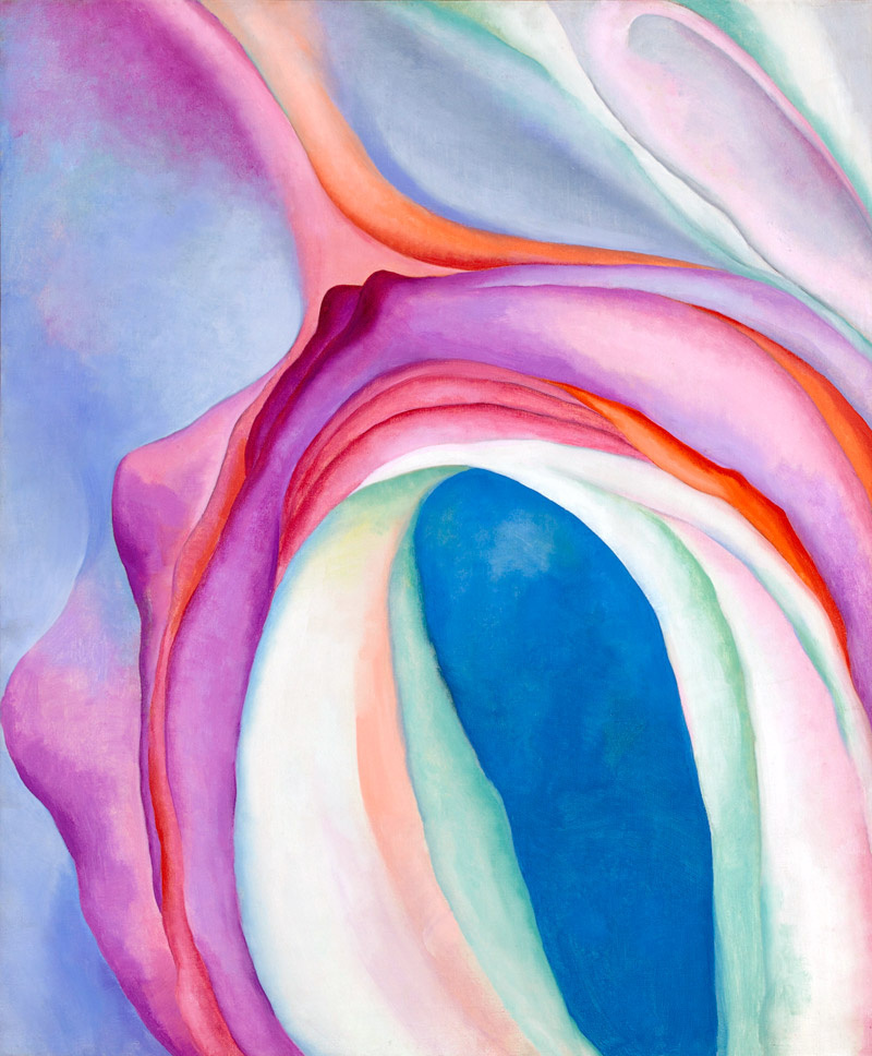 Georgia O'Keeffe. Music pink and blue II