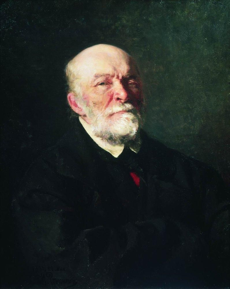 Ilya Efimovich Repin. Portrait of surgeon N. I. Pirogov