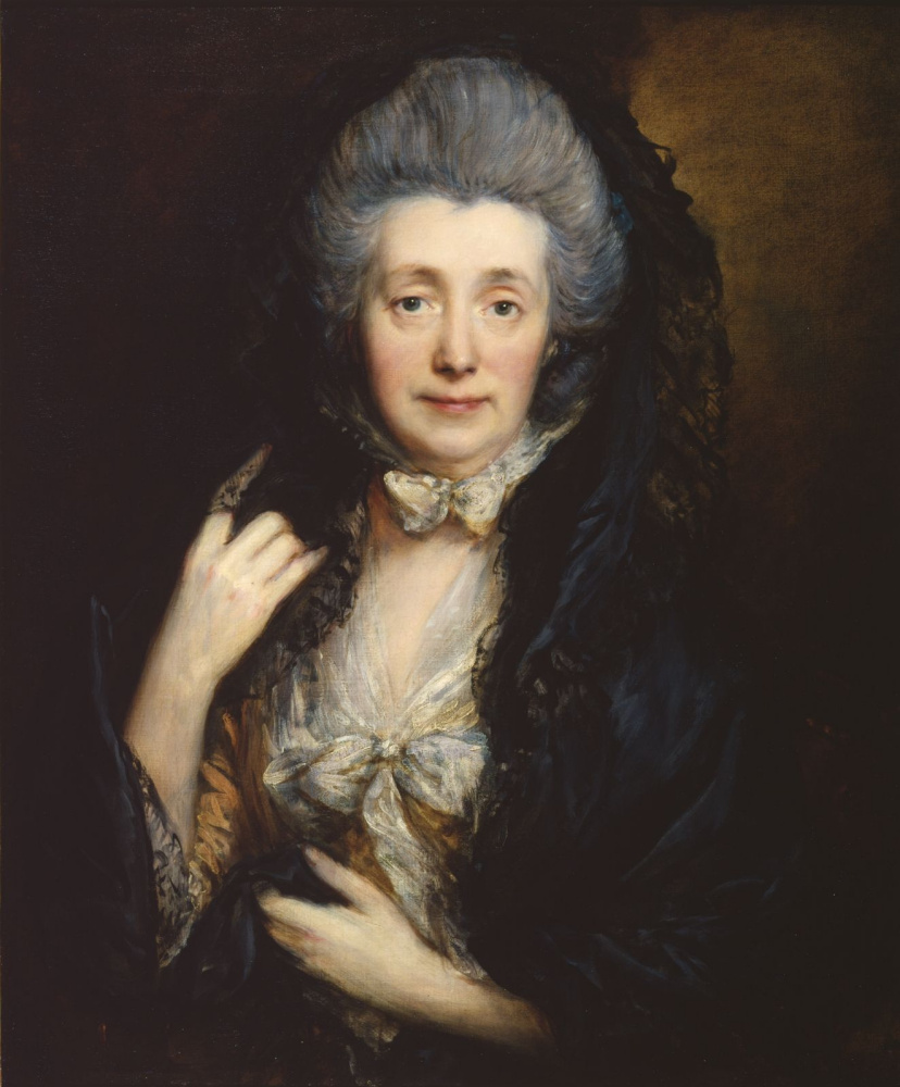 Thomas Gainsborough. Porträt von Margaret Gainsborough, der Frau des Künstlers