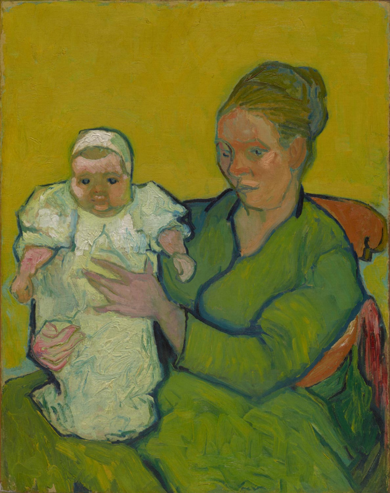 Vincent van Gogh. Portrait of Madame Augustine Roulin and Baby Marcel