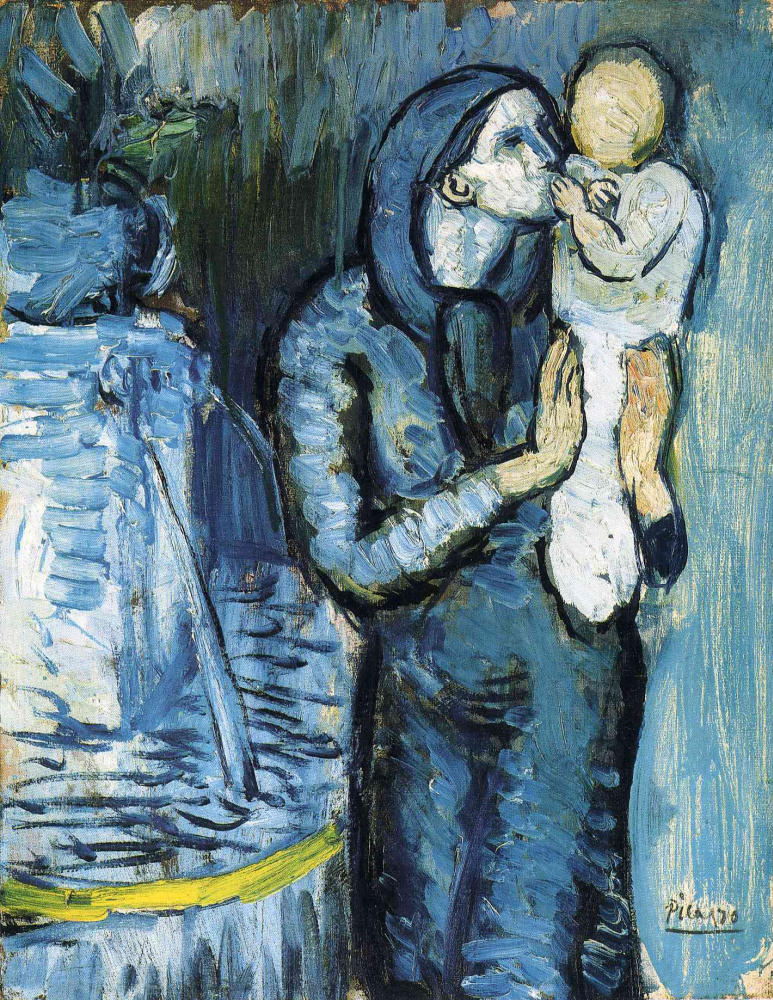 Pablo Picasso. Mother and child