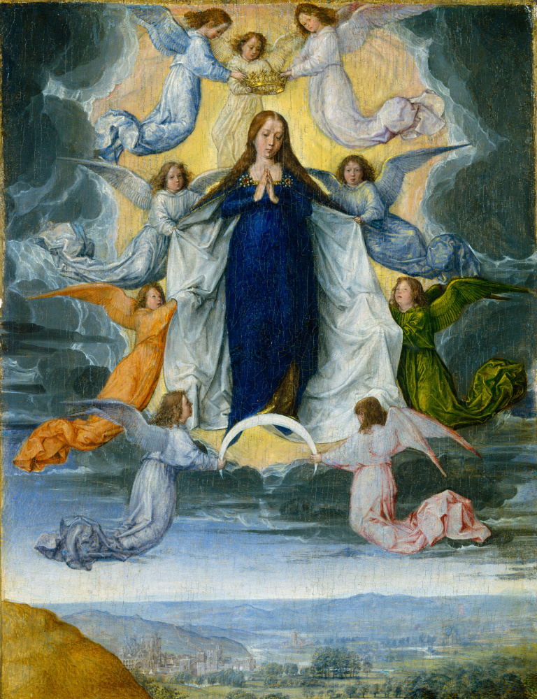 Michel Sittow. The Assumption of the Virgin
