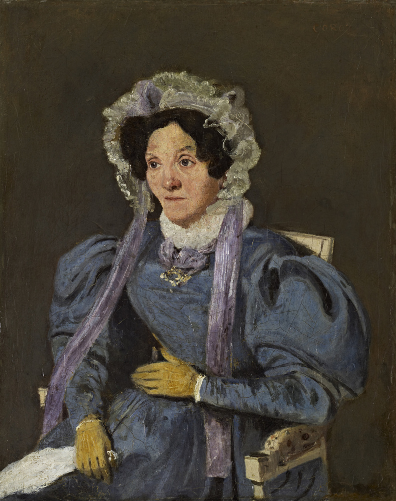 Camille Corot. Artist's Mother (Marie Francoise Oberson)