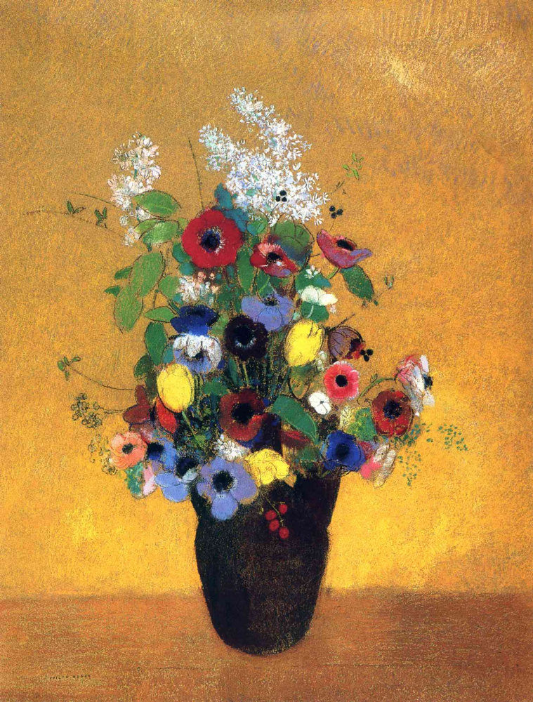 Odilon Redon. Flowers