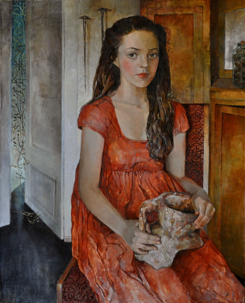 Polina Kuznetsova. The girl at the open door