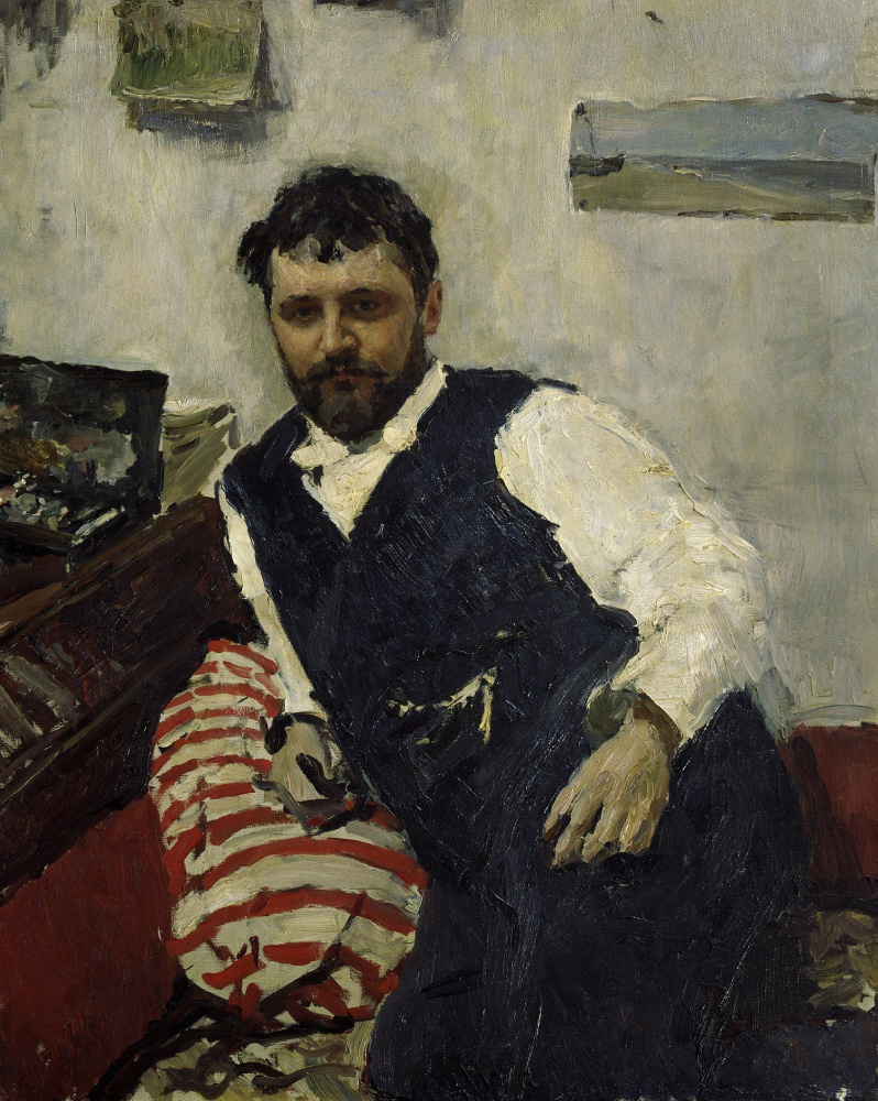 Valentin Aleksandrovich Serov. Ritratto dell'artista Konstantin Korovin