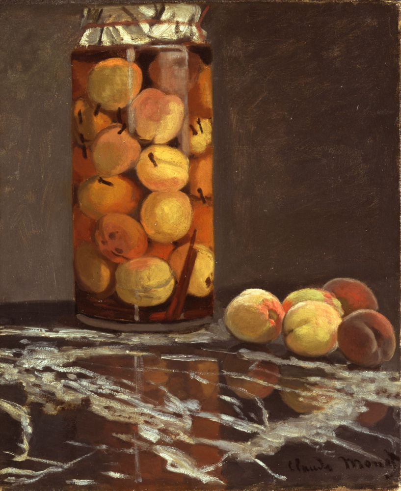 Claude Monet. Jar of Peaches