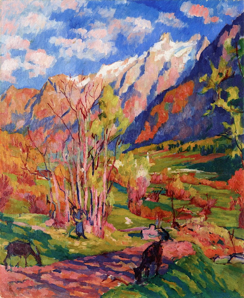 Giovanni Giacometti. Autumn landscape