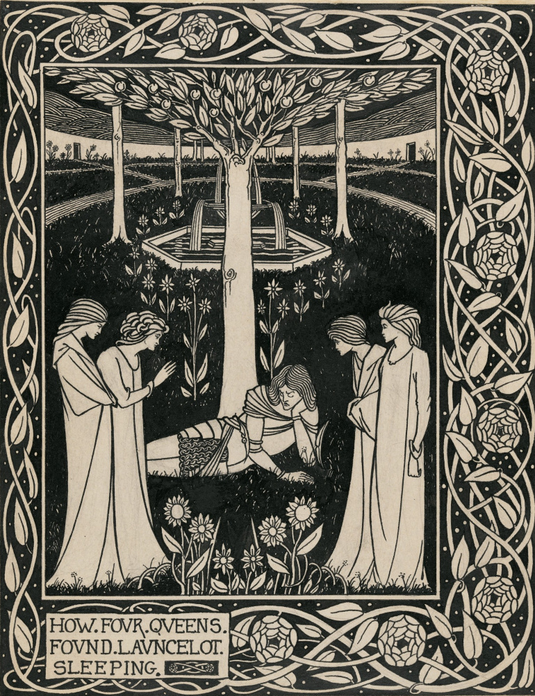 Aubrey Beardsley. Death of Arthur