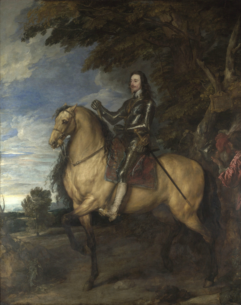 Anthony van Dyck. Equestrian portrait of Charles I