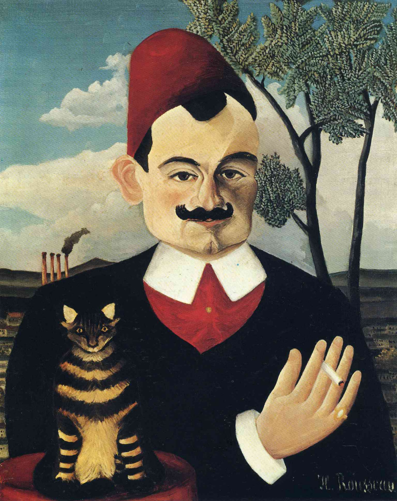 Henri Rousseau. Portrait Of Pierre Loti