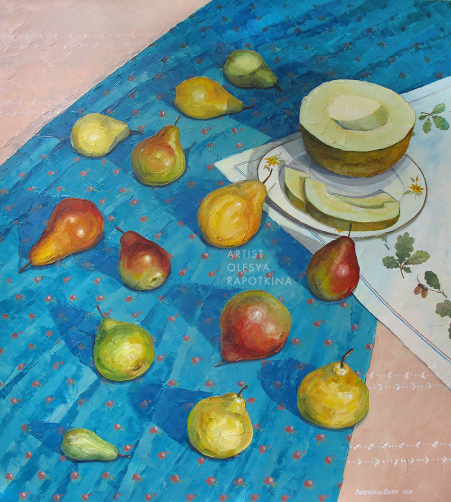 Olesya Rapotkina. Still life with pears
