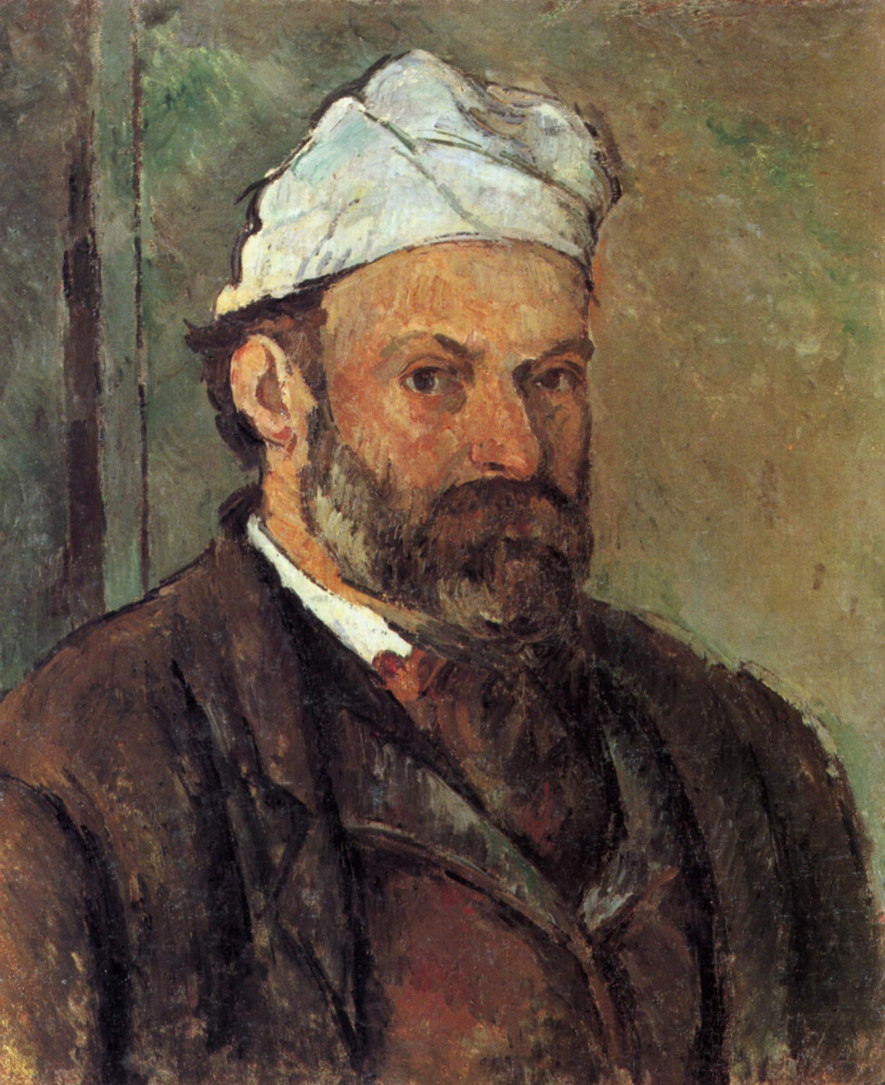 Paul Cezanne. Self portrait with a white turban