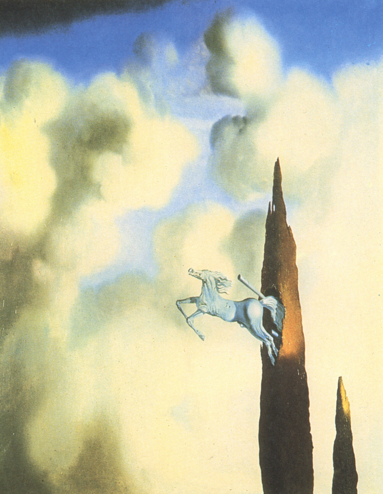 Salvador Dali. Morning ossification of the cypress