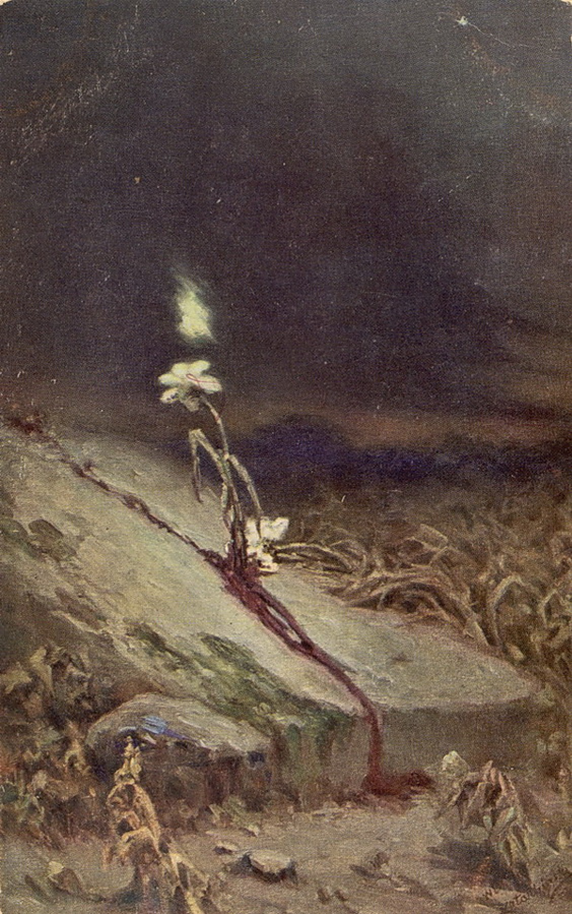 The grave of a suicide 1900 81 139 cm by Wilhelm Kotarbinsky