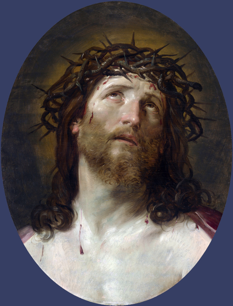 Guido Reni. Head of Christ crowned with thorns