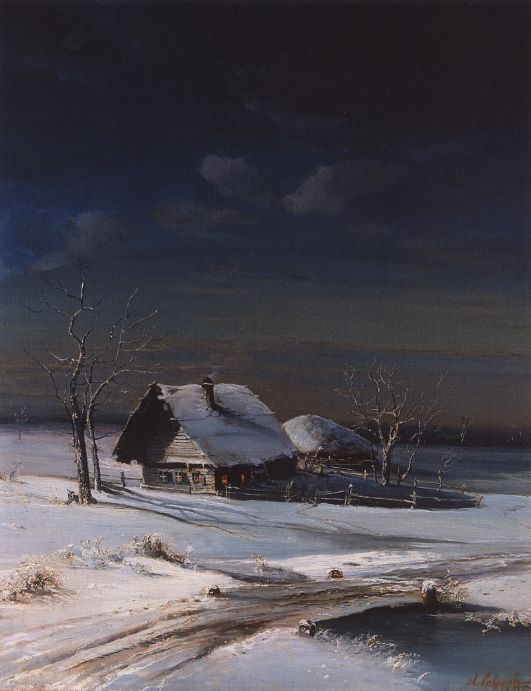 Alexey The Kondratyevich Savrasov. Winter landscape