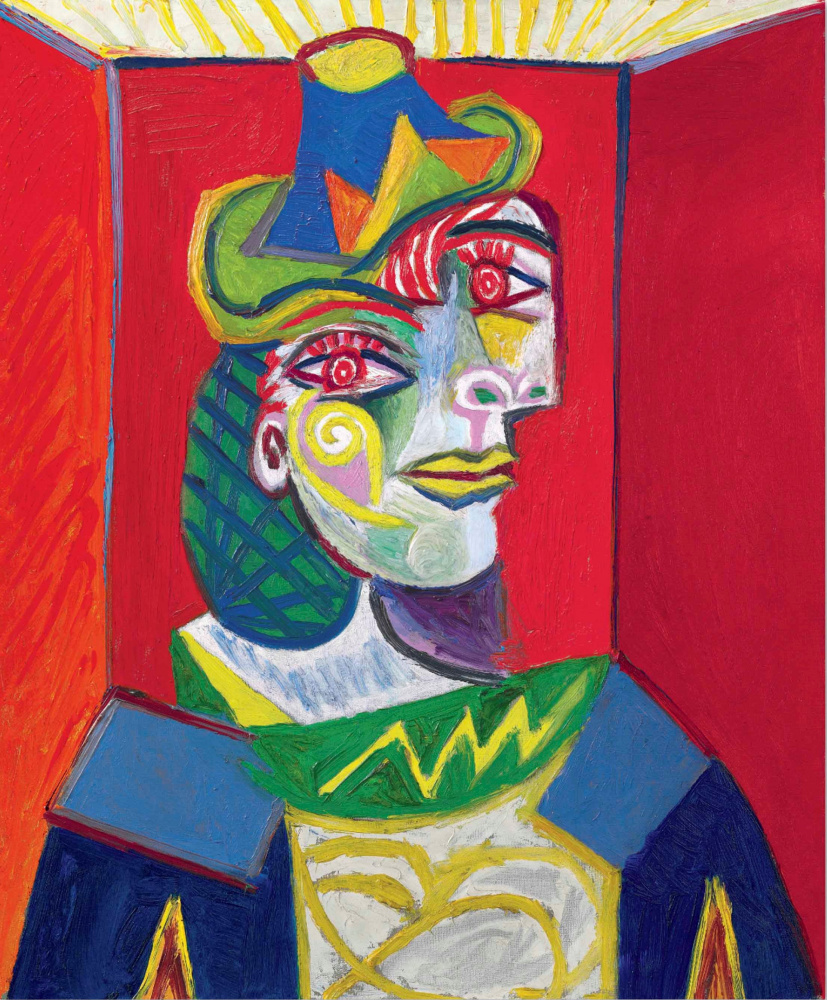 Pablo Picasso. Buste de femme (Femme à la résille)