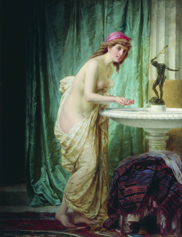 Fedor Andreevich Bronnikov. The lady at the morning toilet.