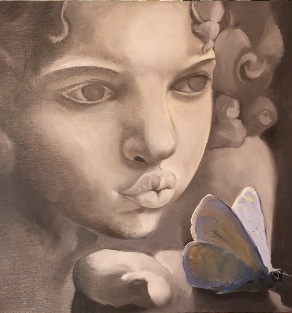 Svetlana Yunusova. Angel with butterfly