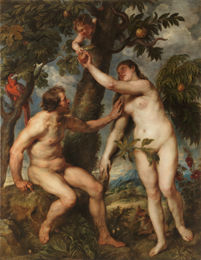 Peter Paul Rubens. Adam and eve