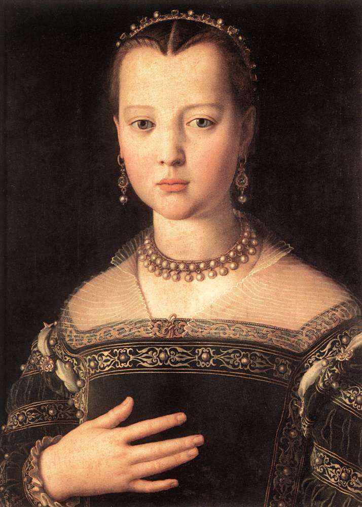 Agnolo Bronzino. Portrait of Marie de Medici