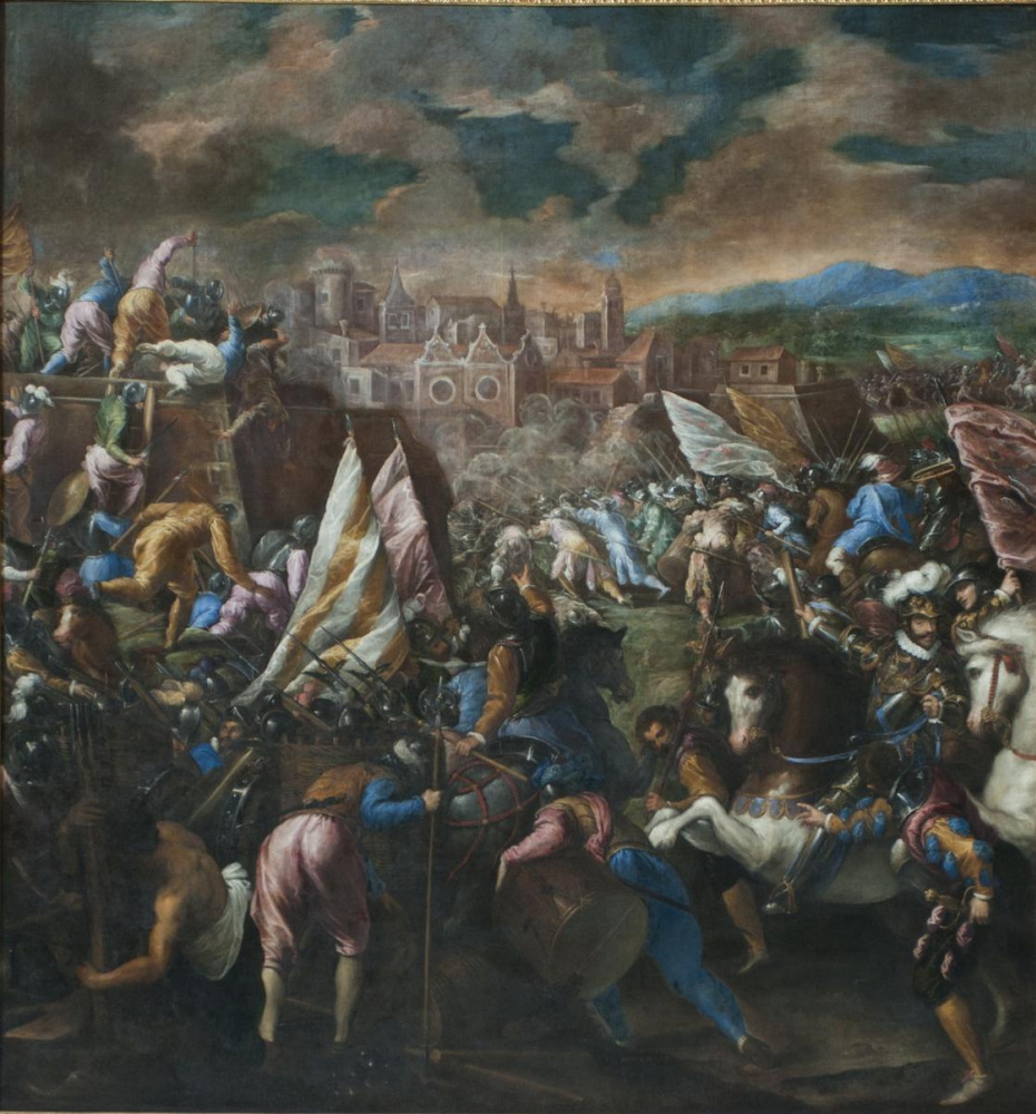 Jacopo Palma Junior. The battle of San Quintino