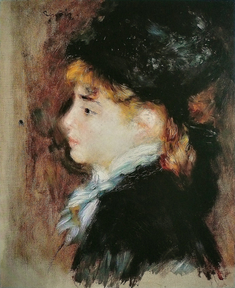 Pierre Auguste Renoir. Portrait Of Margaux