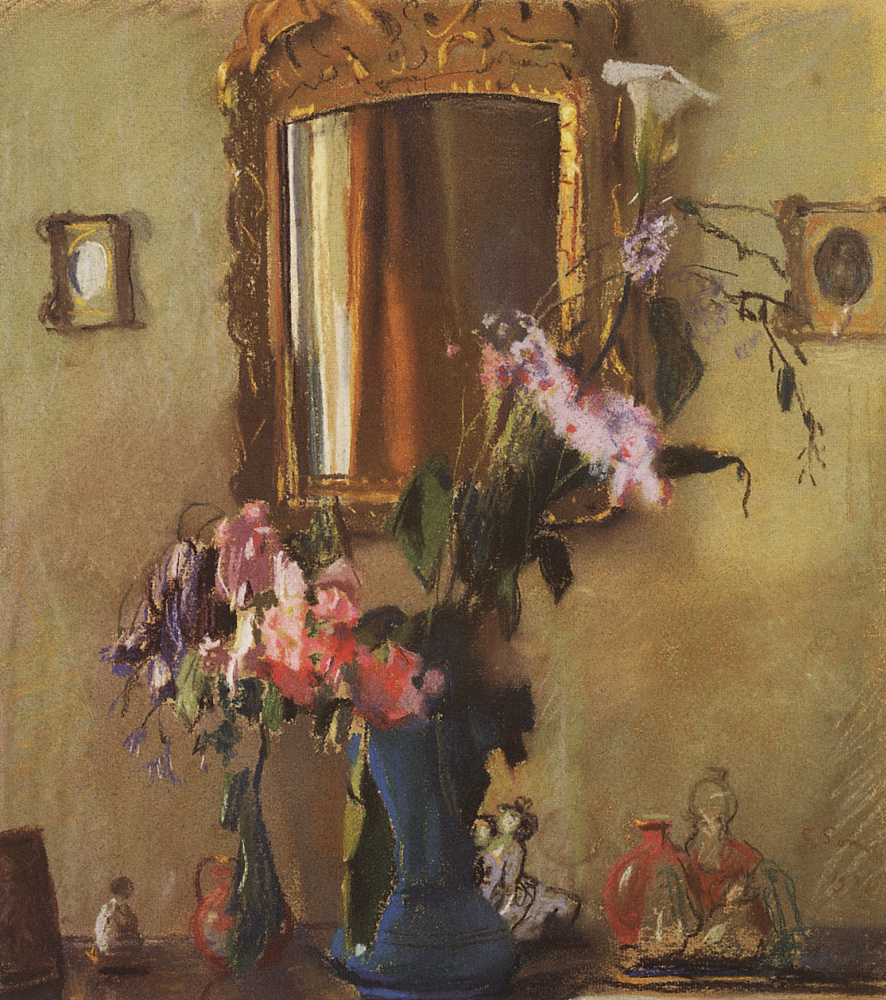 Konstantin Somov. Still life: interior