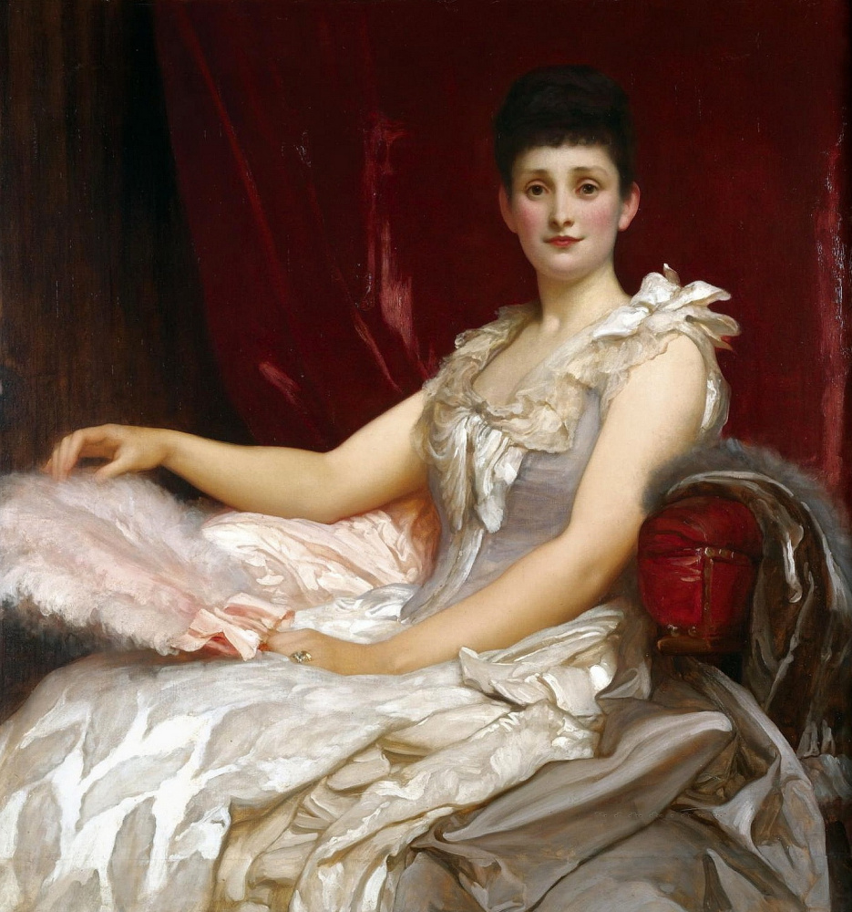 Frederic Leighton. Portrait of Amy Augusta, Lady Coleridge
