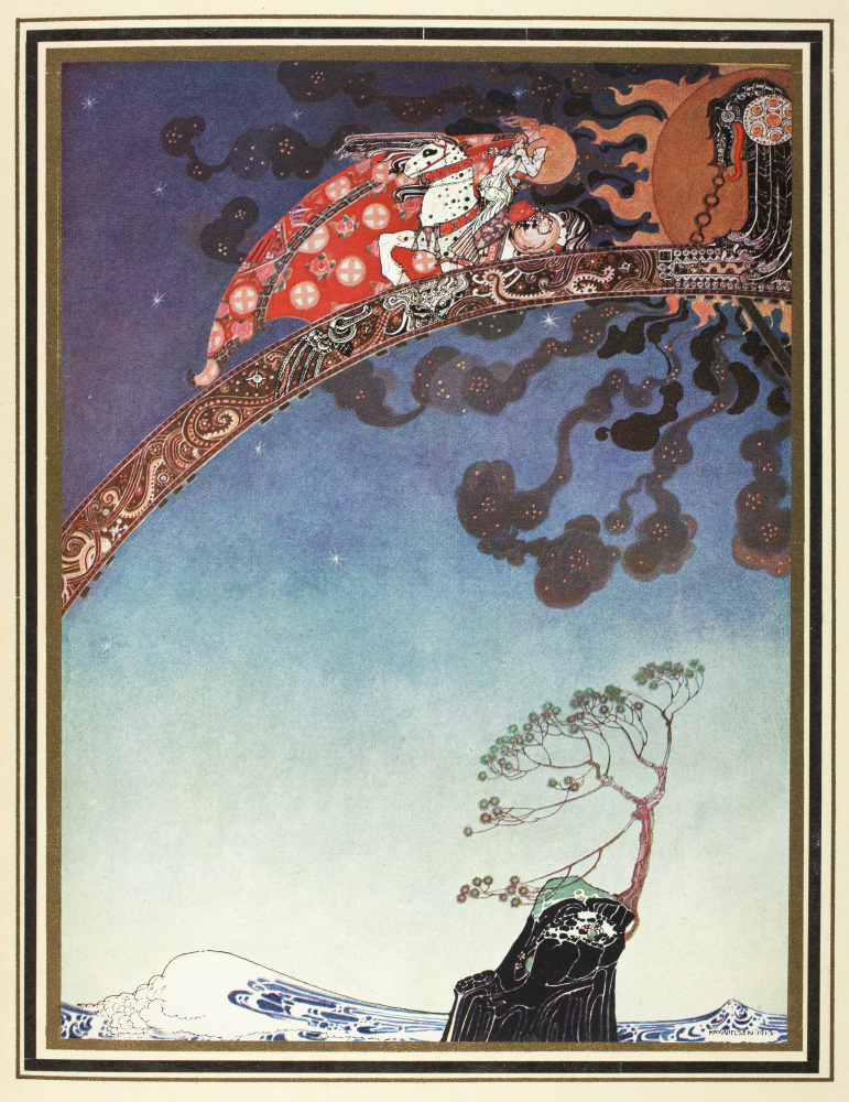 Kay Nielsen. Illustration of the collection of fairy tales "East of the sun West of the moon"