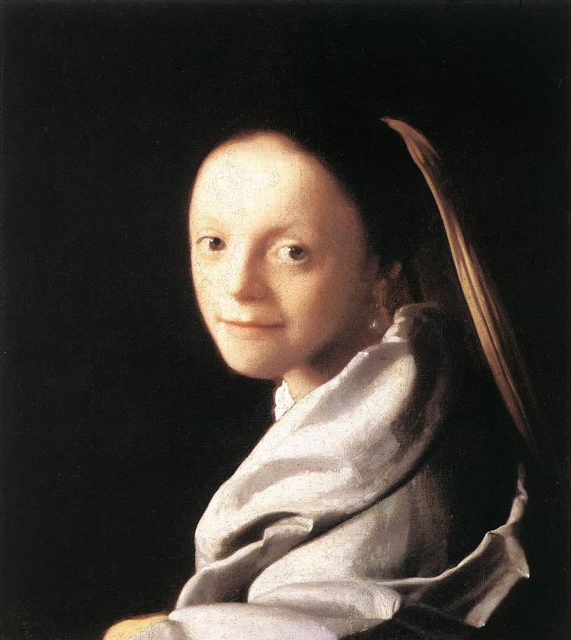 Jan Vermeer. Portrait of a young girl