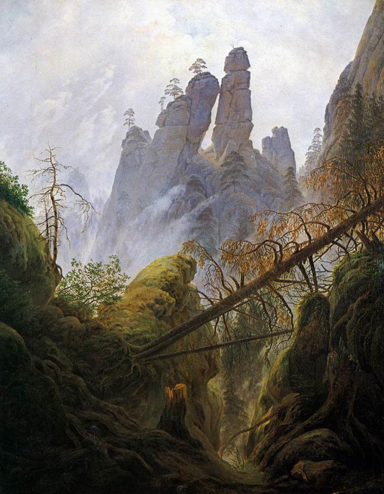 Caspar David Friedrich. Gorge