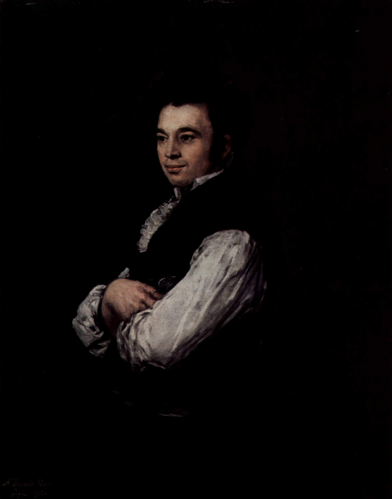 Francisco Goya. Portrait of Tiburcio Perez-Cuervo