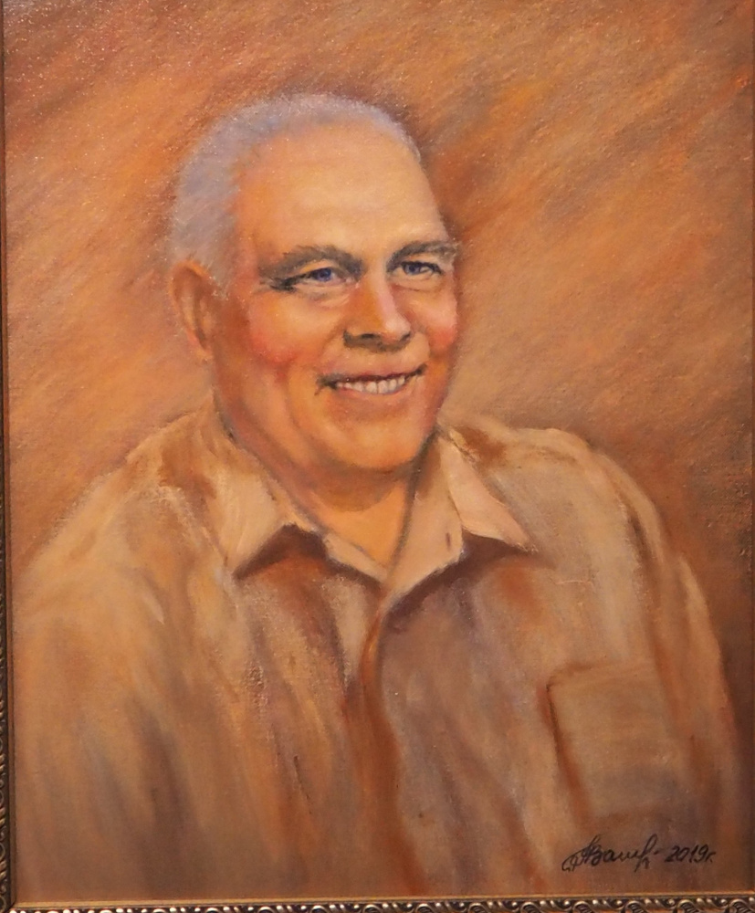 Alexander Fedorovich Vazhnev. PORTRAIT A.V. KHRULYOVA. 50 x 40. Oil on canvas. 2019 year