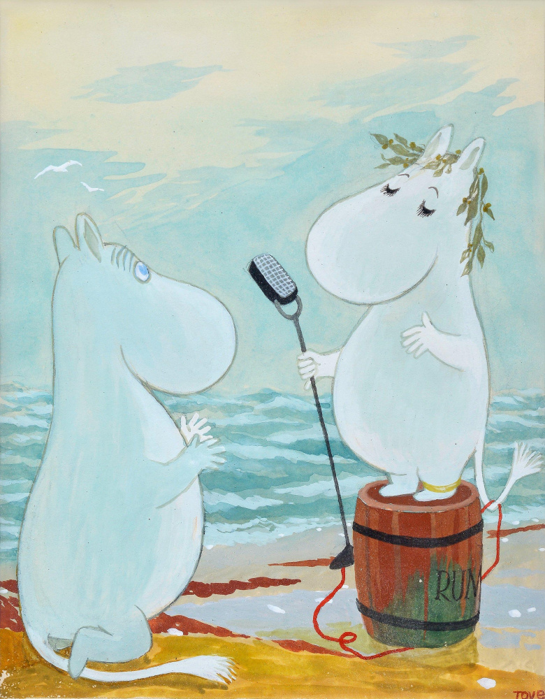 Tove Jansson. Discours (discours!). Personnages Moomin
