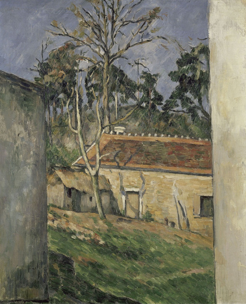 Paul Cezanne. Cour de ferme