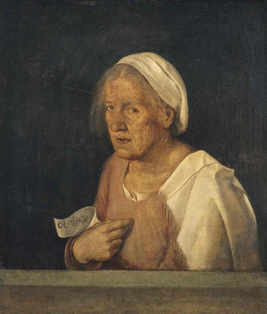 Giorgione. Old woman. Portrait of an old woman