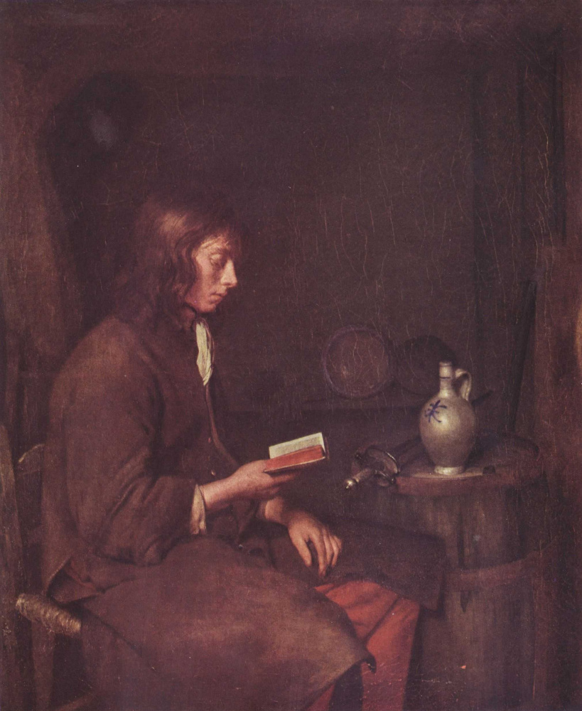 Gerard Terborch (ter Borch). Young man reading