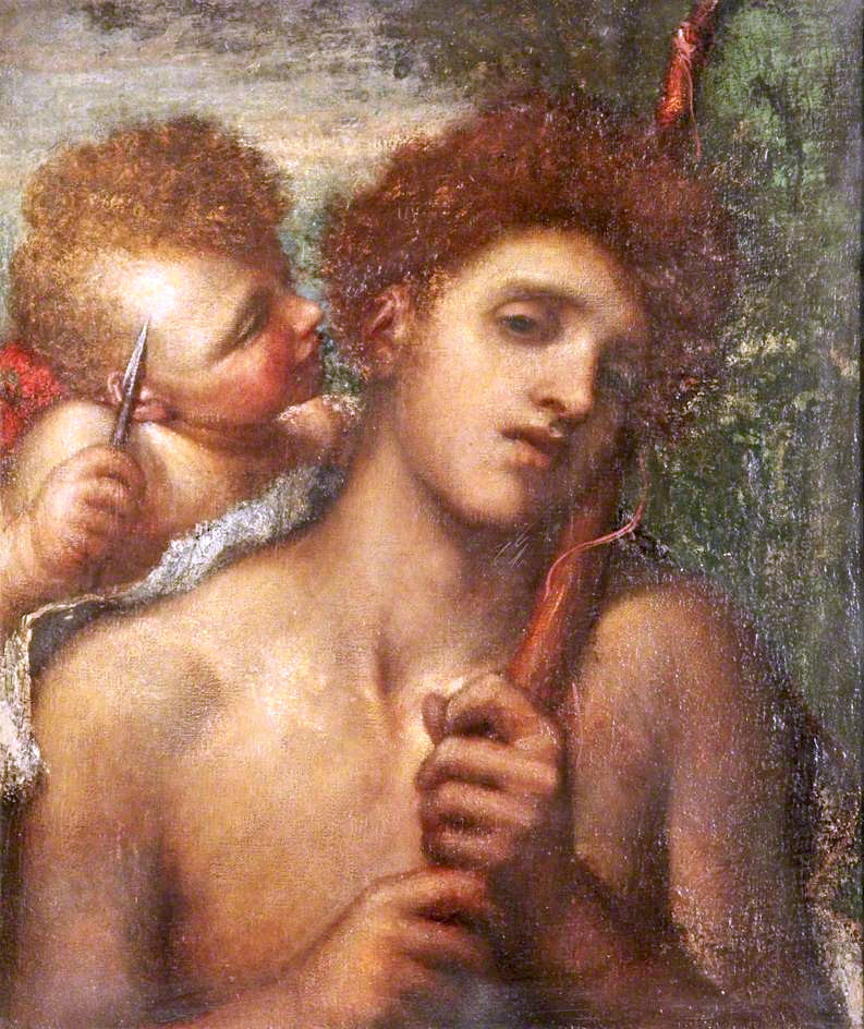 George Frederick Watts. The first whisper of love