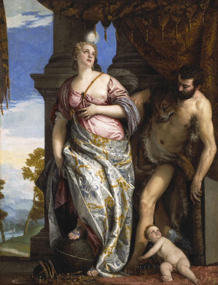 Paolo Veronese. Allegory of Wisdom and Strength (Choice of Hercules or Hercules and Omphale)