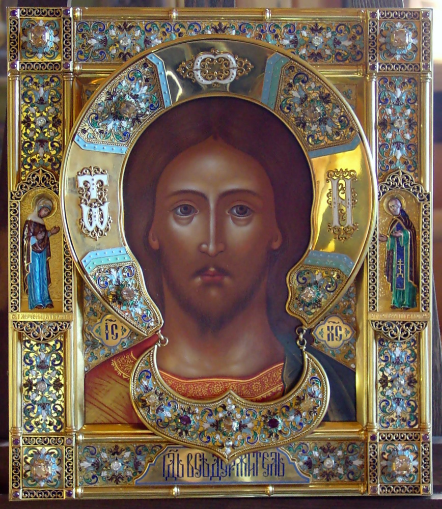 Moscow Icon Painting Workshop. Icon of Christ Pantocrator